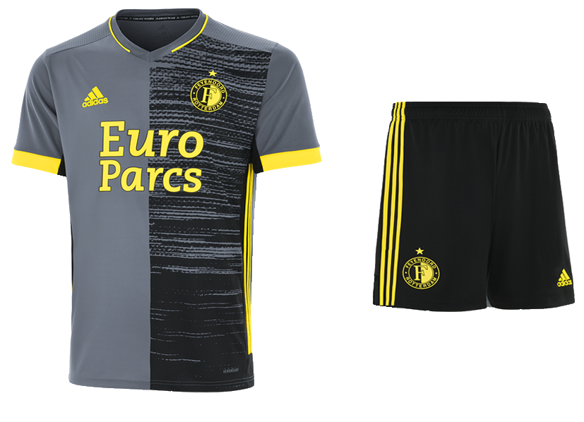 Kit infantil III Feyenoord 2021 2022 Adidas oficial
